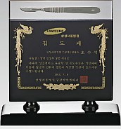 나무 수지 상패  [JW227-06]
