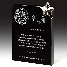 펄 크리스탈 상패  [JW066-01]