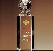 크리스탈 금속 트로피  [JW352-17]