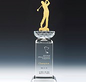 크리스탈 금속 트로피  [JW344-05]