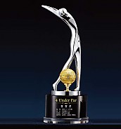 크리스탈 금속 트로피  [JW352-01]