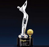 크리스탈 금속 트로피  [JW352-03]