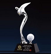 크리스탈 금속 트로피  [JW352-02]