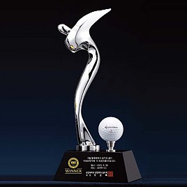 크리스탈 금속 트로피  [JW352-02]
