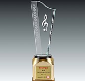 크리스탈 금속 트로피  [JW366-06]