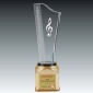 크리스탈 금속 트로피  [JW366-06]