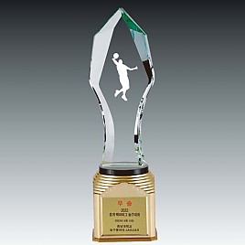 크리스탈 금속 트로피  [JW366-08]