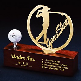 원목 금속 수공예 트로피  [JW429-06]