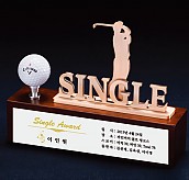 원목 금속 수공예 트로피  [JW429-08]