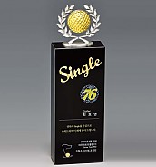 크리스탈 & 금속CNC조각 트로피  [JW425-01]