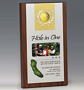 크리스탈 & 금속CNC조각 트로피  [JW424-03]