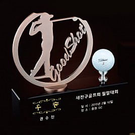 크리스탈 금속 트로피  [JW429-03]