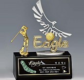 크리스탈 & 금속CNC조각 트로피  [JW425-05]