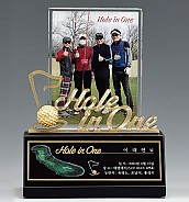 크리스탈 & 금속CNC조각 트로피  [JW426-02]