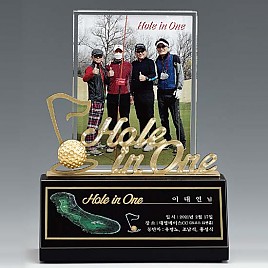 크리스탈 & 금속CNC조각 트로피  [JW426-02]