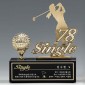 크리스탈 & 금속CNC조각 트로피  [JW426-03]