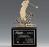 크리스탈 & 금속CNC조각 트로피  [JW427-03]